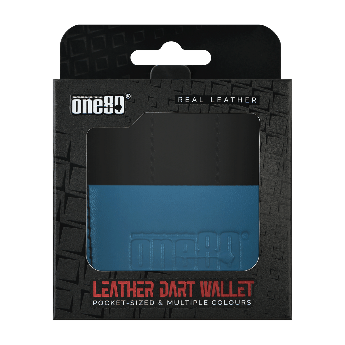 One80 Leather Dart Wallet – Blau