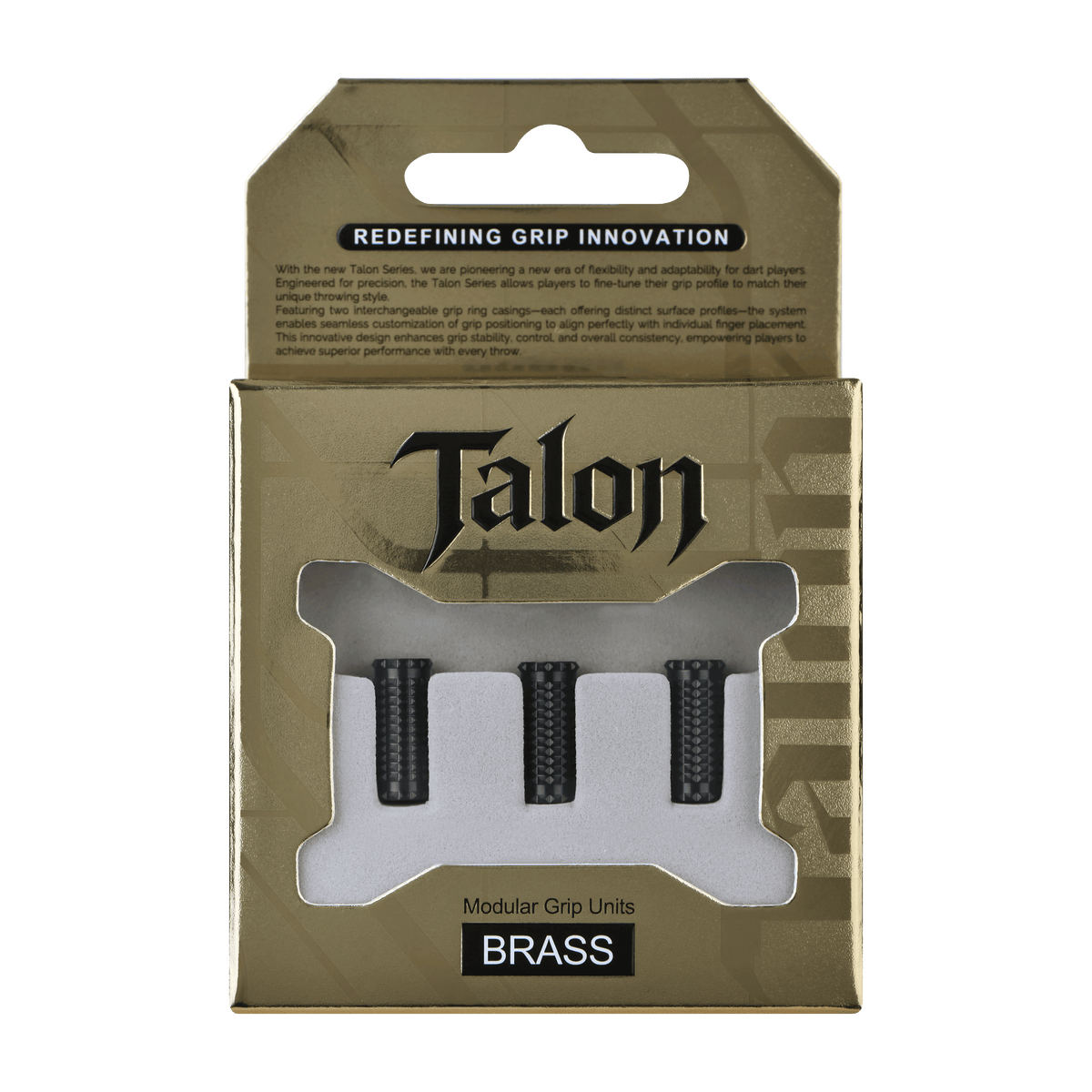 One80 Talon Brass Modular Grip Units – Schwarz – B
