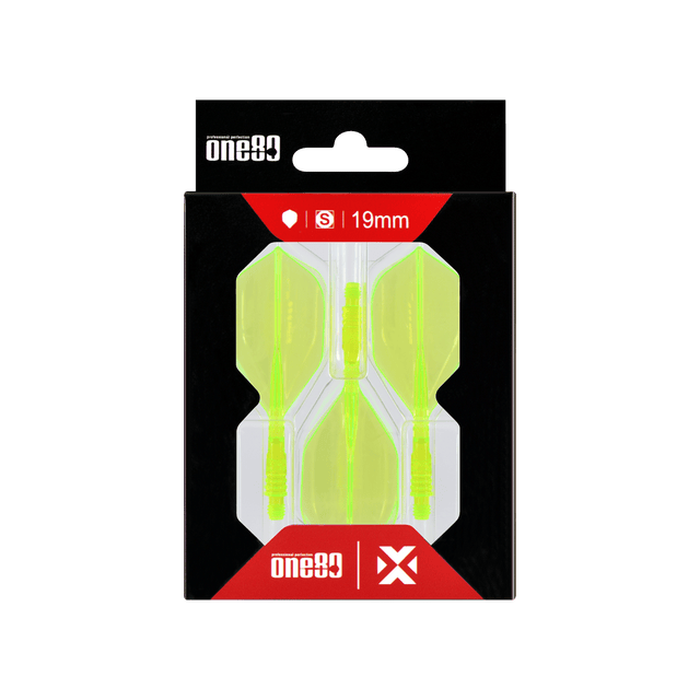 One80 Nex Flight Transparent Neongrün – S