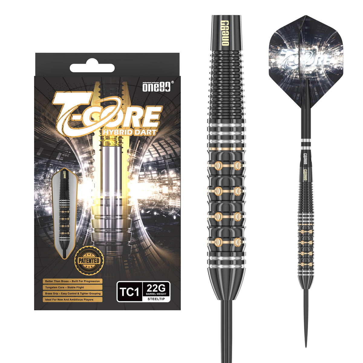 One80 T-Core TC1 Steeltip – 22g