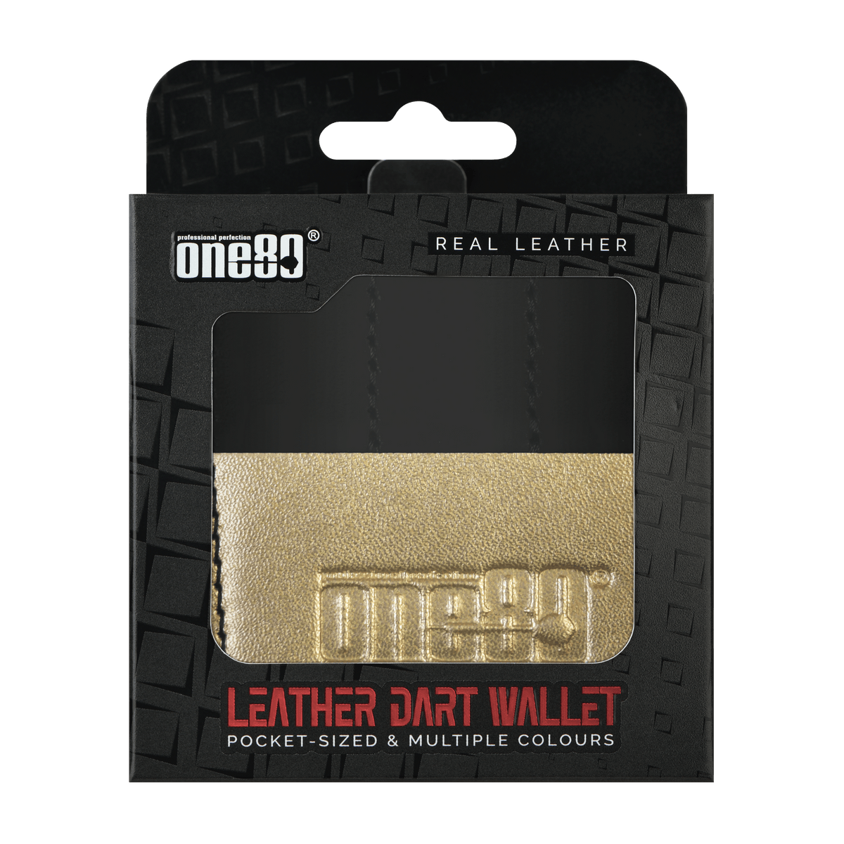 One80 Leather Dart Wallet – Gold