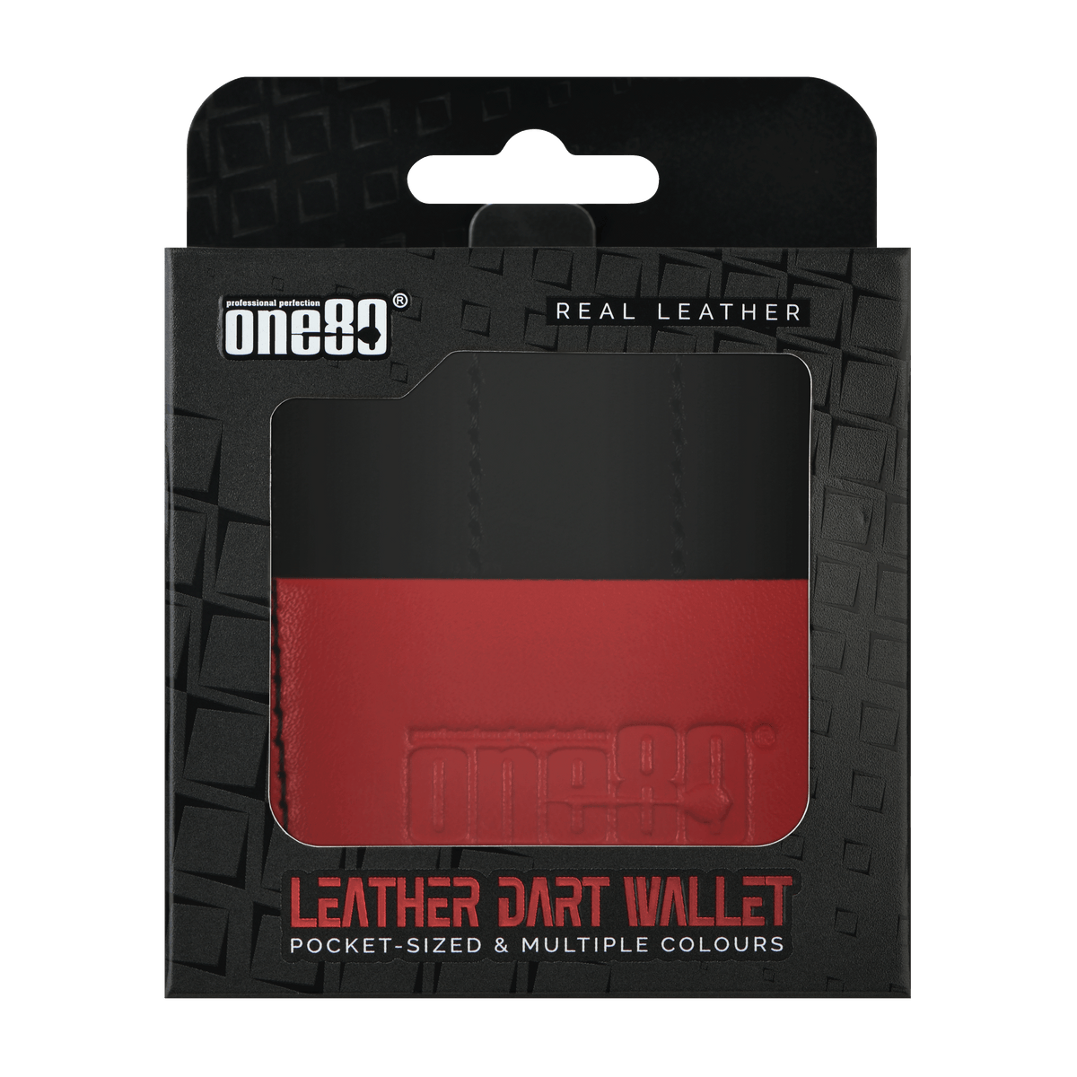 One80 Leather Dart Wallet – Rot