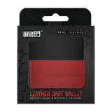 One80 Leather Dart Wallet – Rot