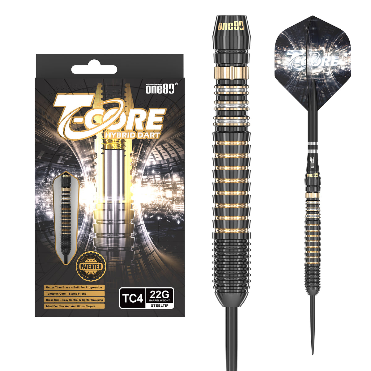 One80 T-Core TC4 Steeltip – 22g