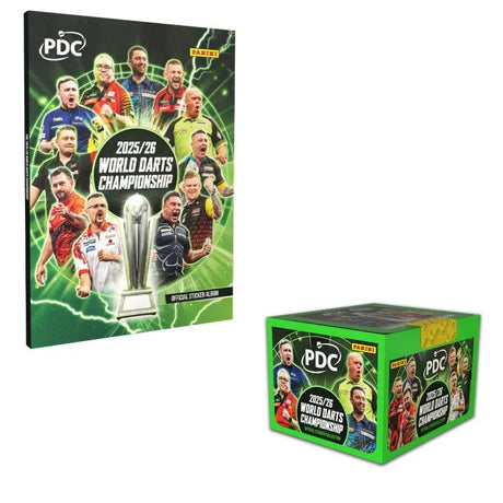 PDC World Darts Championship 2025/26 Sticker - Hardcover Box-Bundle