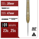 Target Japan Harith Lim Hot Shot G3 Swiss Point 90% 23g Steeltip