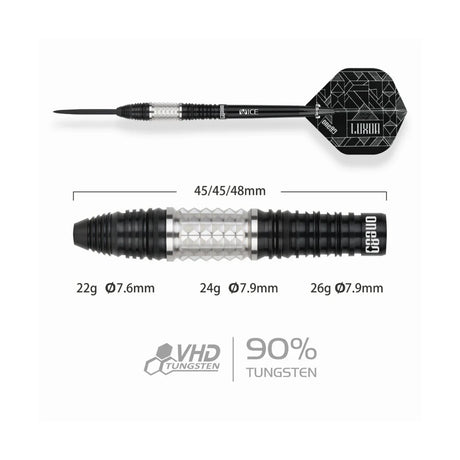 ONE80 Luxor II Theta Steeltip