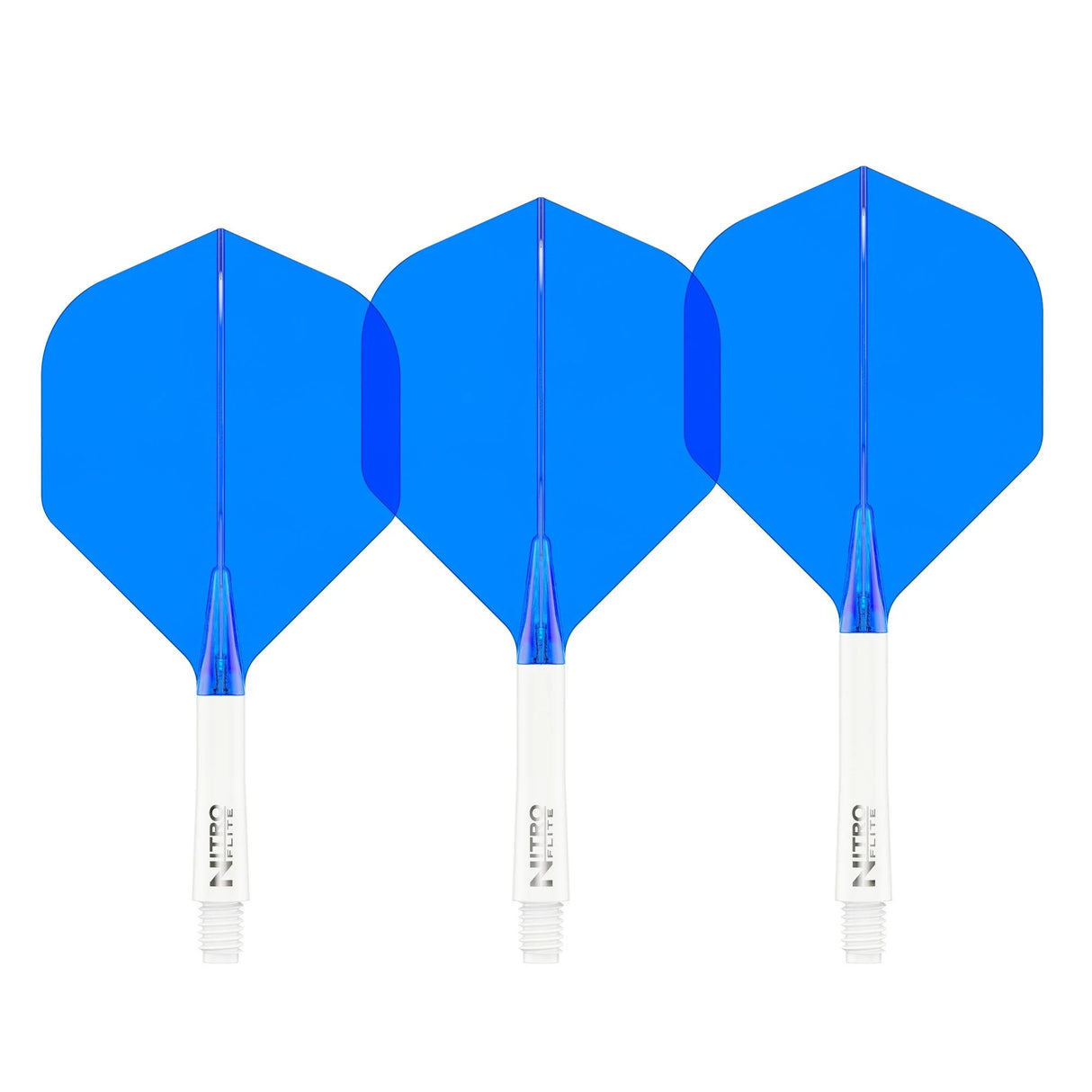 Red Dragon Nitro Flite System White Blue - Dart Flights