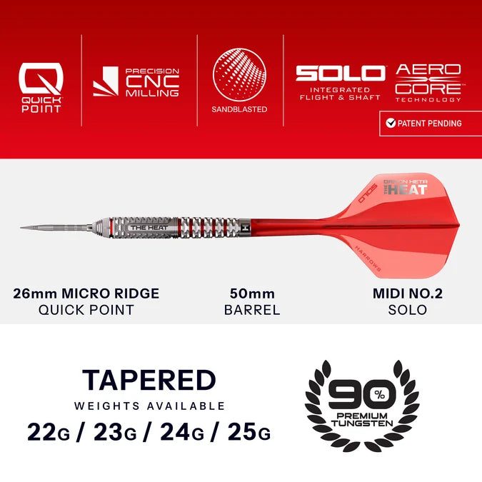 Harrows Damon Heta Geo QP Steeldarts