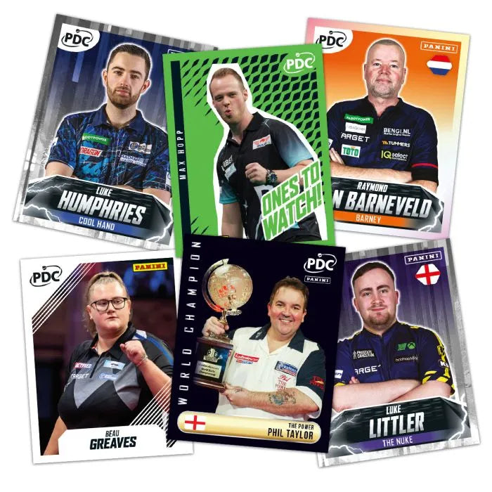 PDC World Darts Championship 2025/26 Sticker 1 Tüte a 5 Sticker
