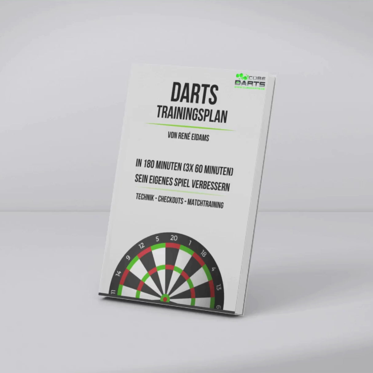 Darts Trainingsplan – In 180 Minuten messbar besser spielen | Von René Eidams I Cubedarts