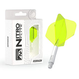 Red Dragon Nitro Flite System White Yellow - Dart Flights