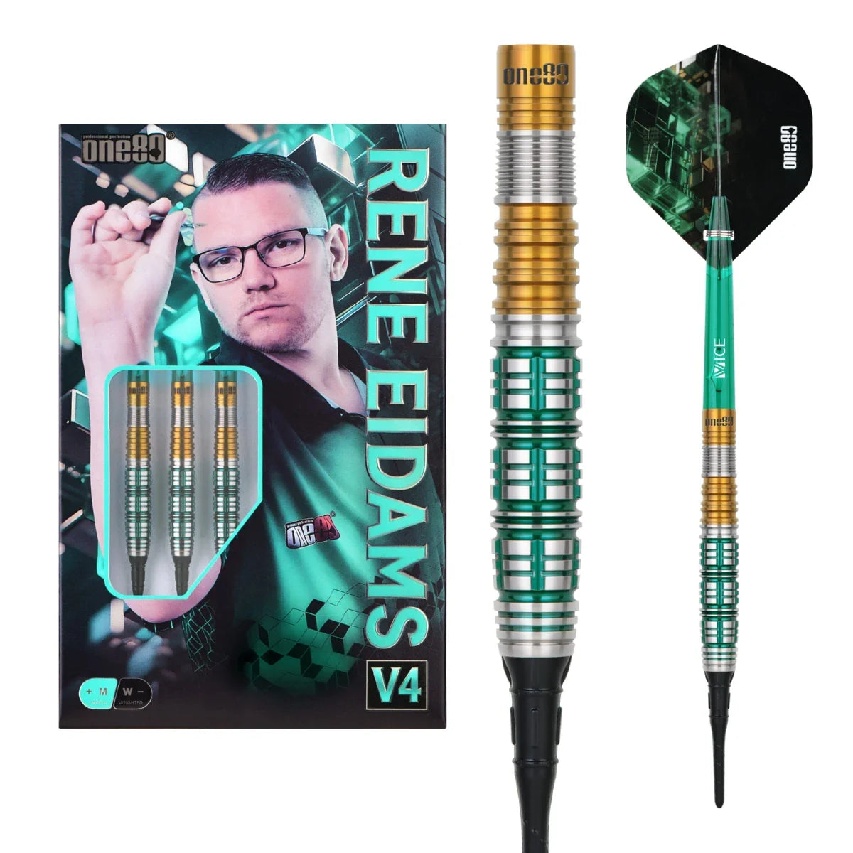 One80 René Eidams V4 18g Soft Tip