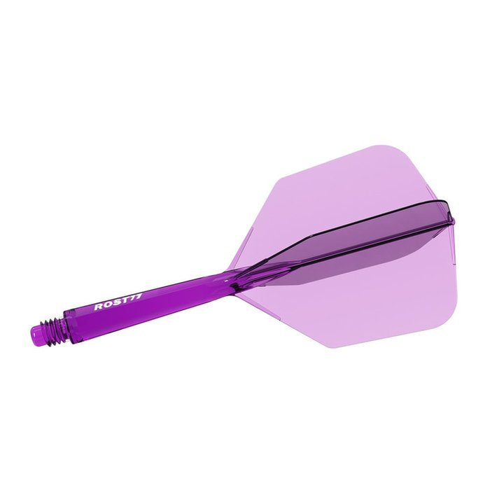 Cuesoul ROST 77 Clear Purple Big Wing - Dart Flights