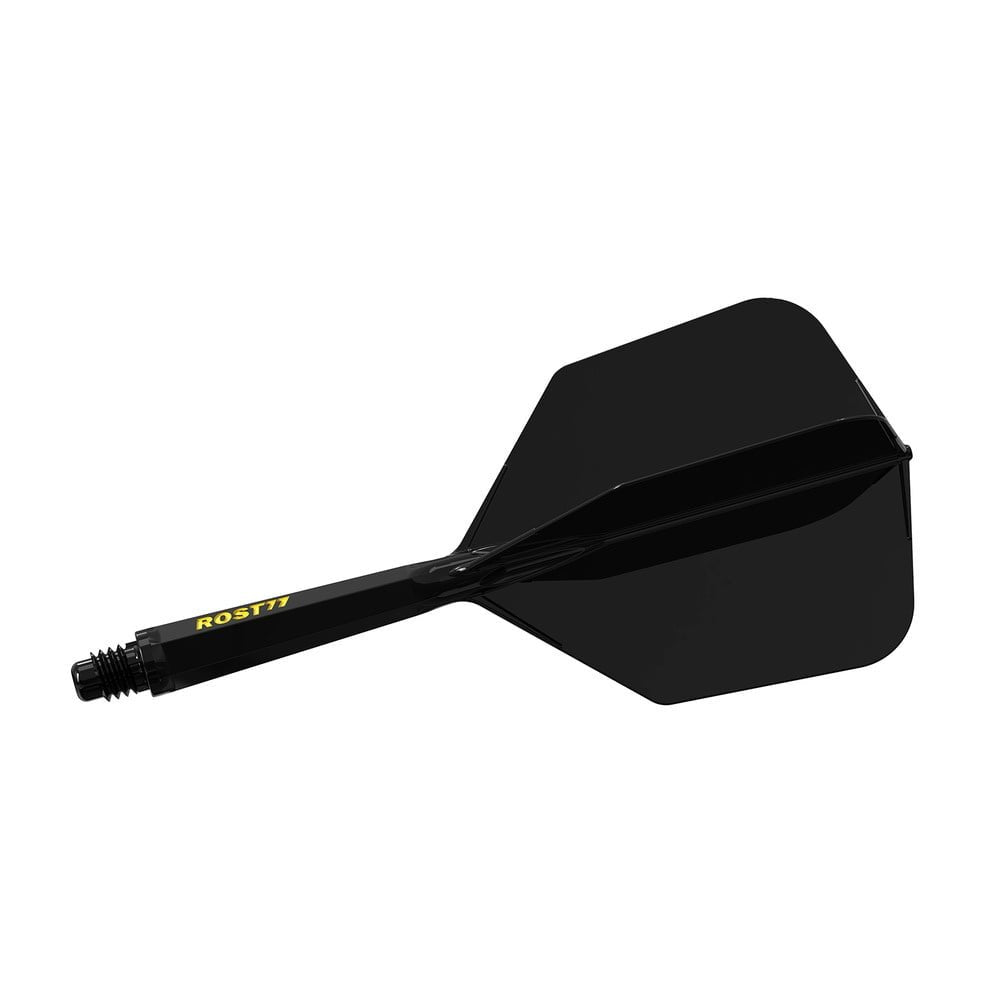 Cuesoul ROST 77 Solid Black Big Wing - Dart Flights