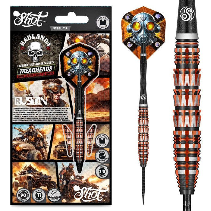 Shot Badlands Rustin 90% Tungsten Steeldarts