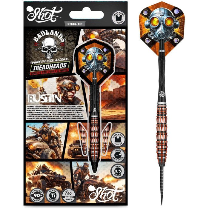 Shot Badlands Rustin 90% Tungsten Steeldarts