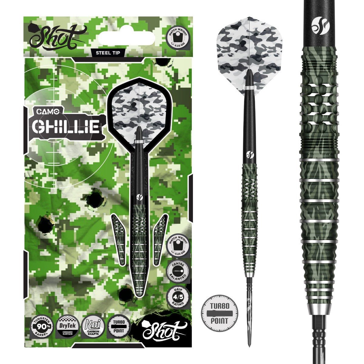 Shot Camo Ghillie TP 90% Tungsten Steeltip