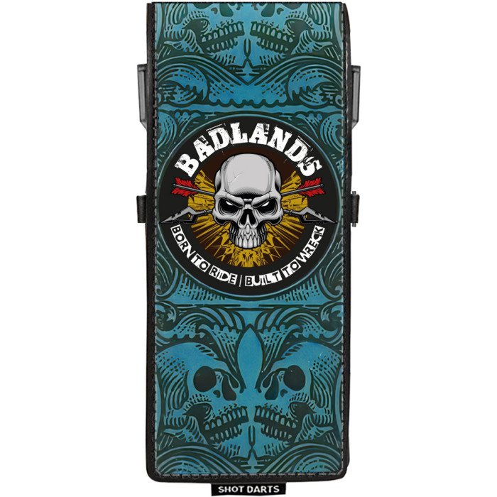 Shot Inked Badlands Dart Case Grün/ Blau