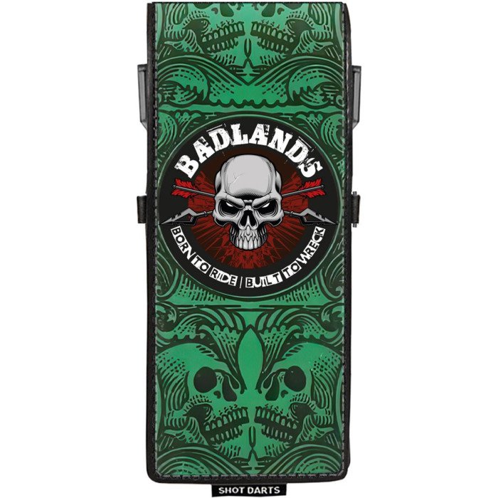 Shot Inked Badlands Dart Case Grün/ Blau