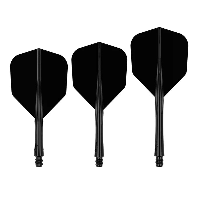 Caliburn SUP Lite Flights - Moulded Flight & Shaft - Standard No6 - Schwarz