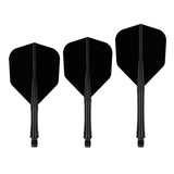 Caliburn SUP Lite Flights - Moulded Flight & Shaft - Standard No6 - Schwarz