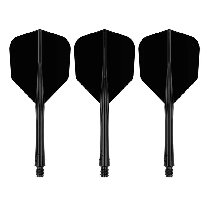 Caliburn SUP Lite Flights - Moulded Flight & Shaft - Standard No6 - Schwarz
