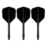 Caliburn SUP Lite Flights - Moulded Flight & Shaft - Standard No6 - Schwarz