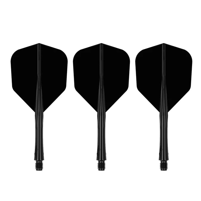 Caliburn SUP Lite Flights - Moulded Flight & Shaft - Standard No6 - Schwarz