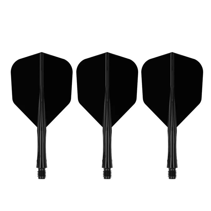 Caliburn SUP Lite Flights - Moulded Flight & Shaft - Standard No6 - Schwarz