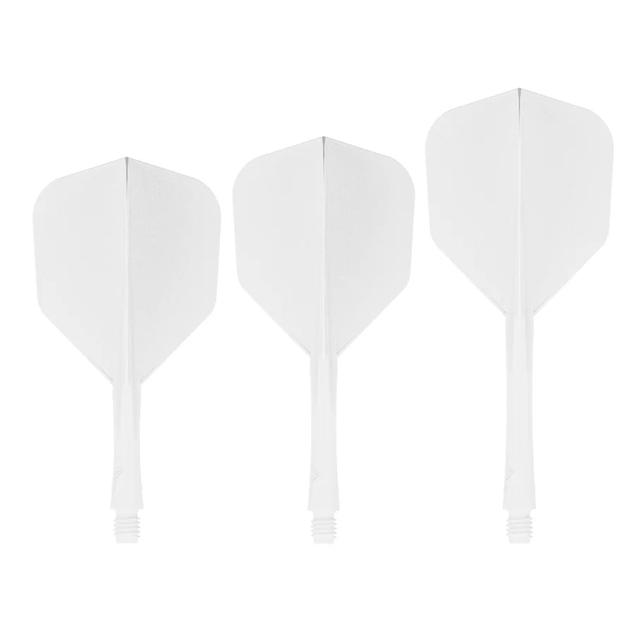 Caliburn SUP Flights - Moulded Flight & Shaft - Standard No6 Weiß