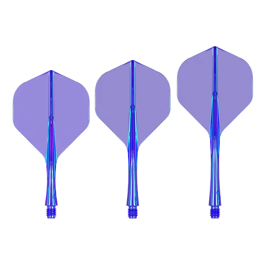 Caliburn SUP Flights - Moulded Flight & Shaft - Standard No6 Blau