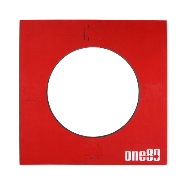 1 tlg. ONE80 - Surround weiß schwarz blau rot Dartscheibe Umrandung  Wandschutz, Grün
