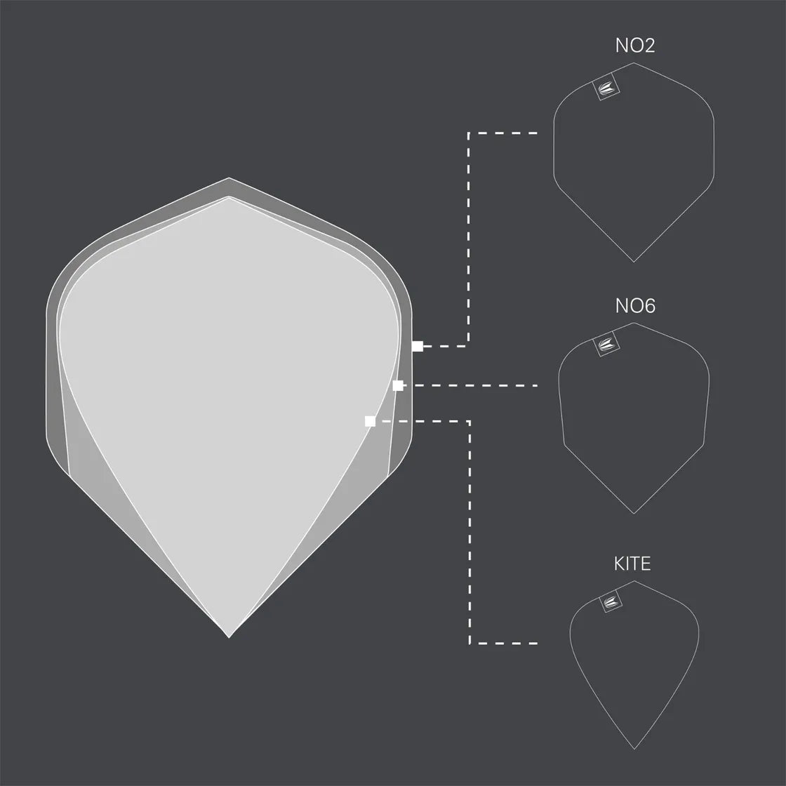 Target Charlie Manby Pro Ultra Flights Kite Shape