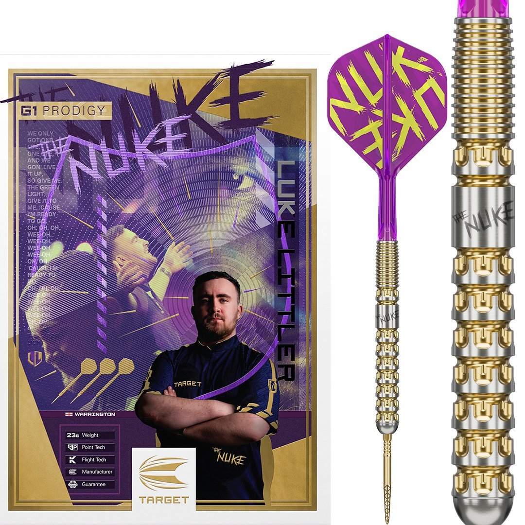 Target Luke Littler G1 Prodigy 95% Swiss – Cubedarts