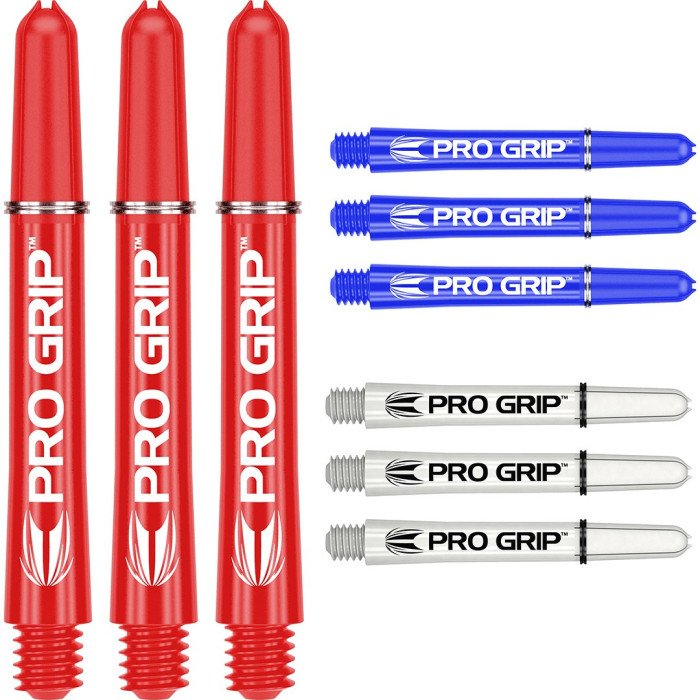 Target Pro Grip Shaft Kombi Set Rot/Blau/Weiß