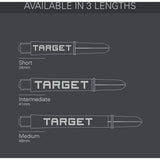 Target Pro Grip Tag Shafts Black & Green 3 Sets