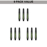 Target Pro Grip Tag Shafts Black & Green 3 Sets