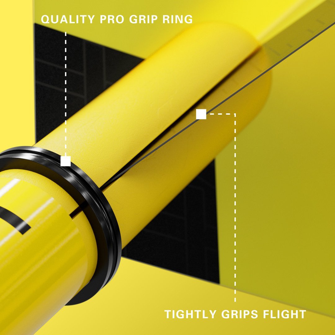 Target Pro Grip Tag Shafts Yellow & Black 3 Sets