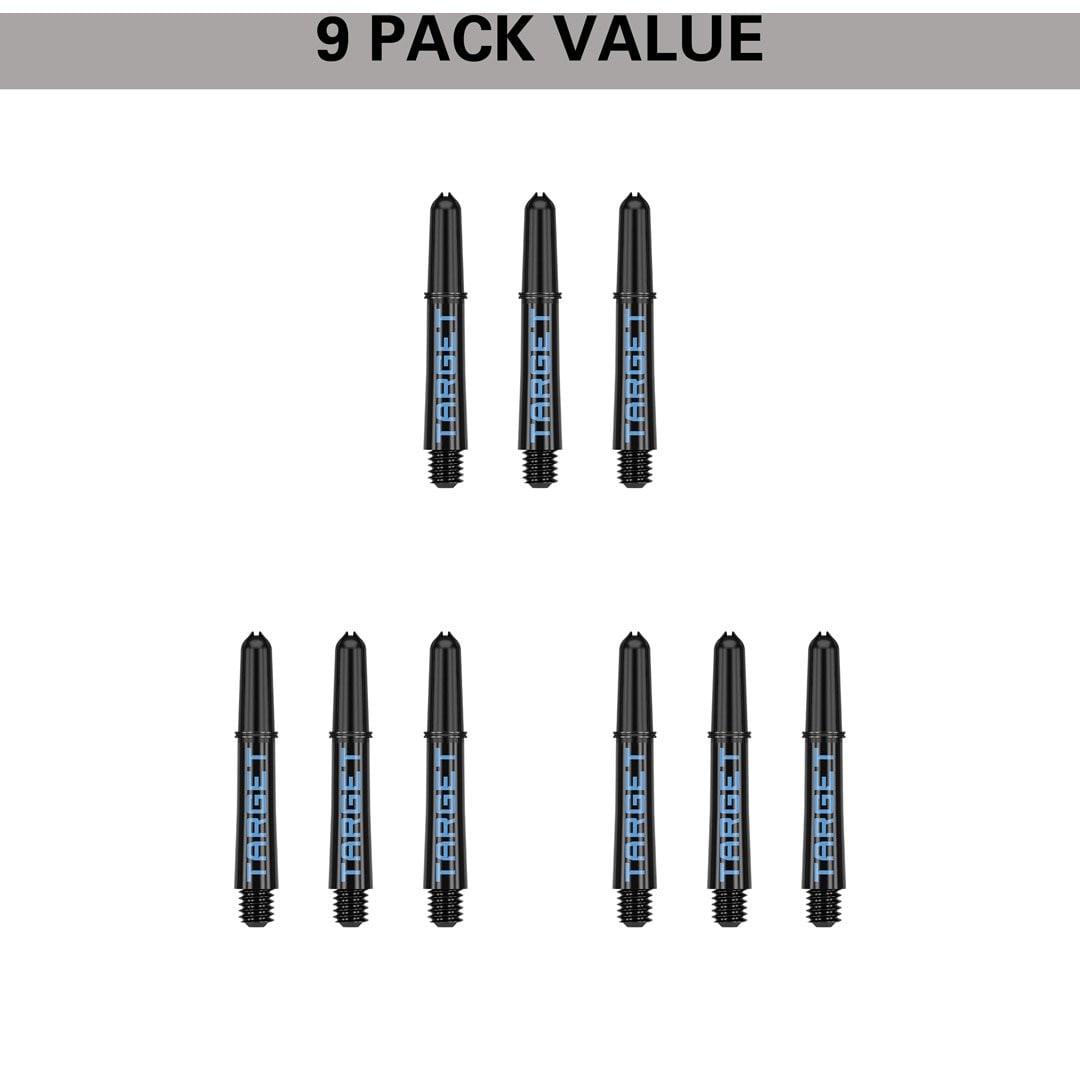 Target Pro Grip Tag Shafts Black & Blue 3 Sets