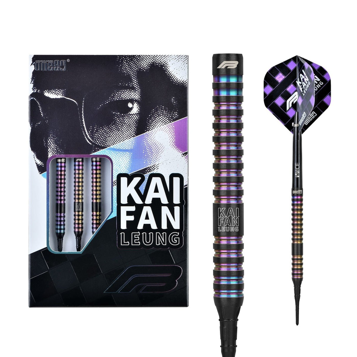 ONE80 FB Kai Fan Leung Signature V2 90% - Softdarts