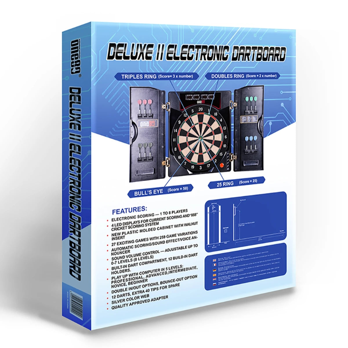 One80 Deluxe 2 Electronic Dartboard
