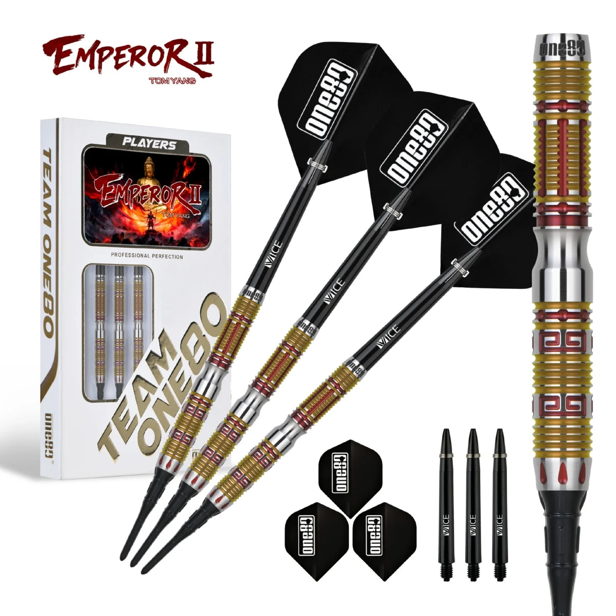 One80 Signature Darts - Tom Yang II Softtip 21g
