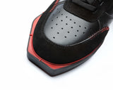 Triple20 Dartschuhe Leder Schwarz Rot Dartschuh