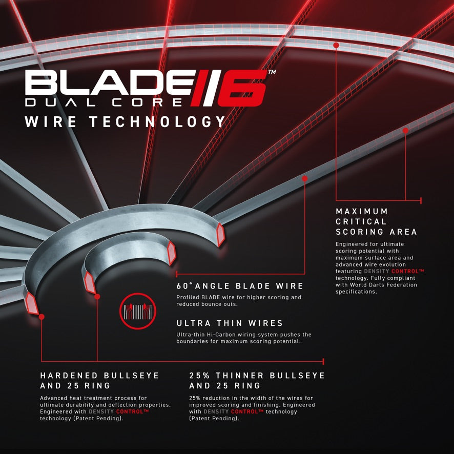 Winmau Blade 6 Dualcore Dartboard