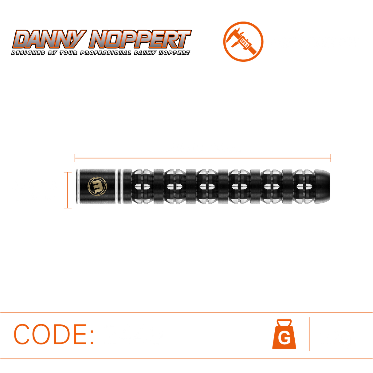 Winmau Danny Noppert Freeze Edition Steeltip