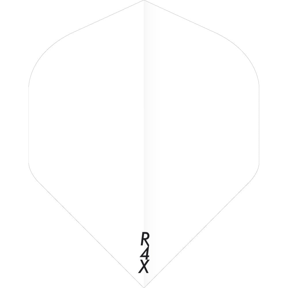 RUTHLESS  R4X - Solid - Dart Flights - 100 Micron Weiß