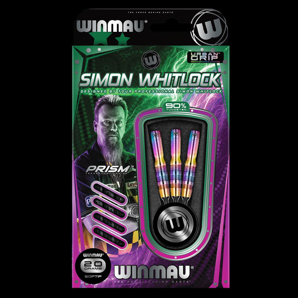 Winmau- Simon Whitlock - Rainbow 20g Softdarts