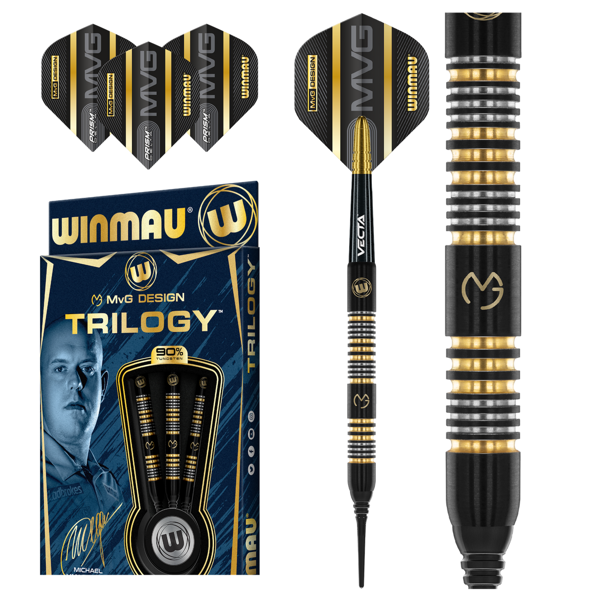 Winmau MvG Trilogy Softtip