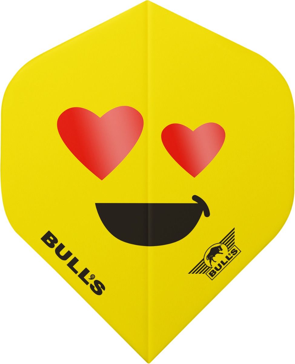 Bull's Smiley 100 Heart-eyes Std.Flights
